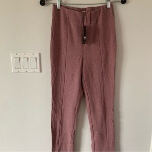 New Smash and Tess Emma High Rise Pants Front Slit Womens Small Heather Mauve